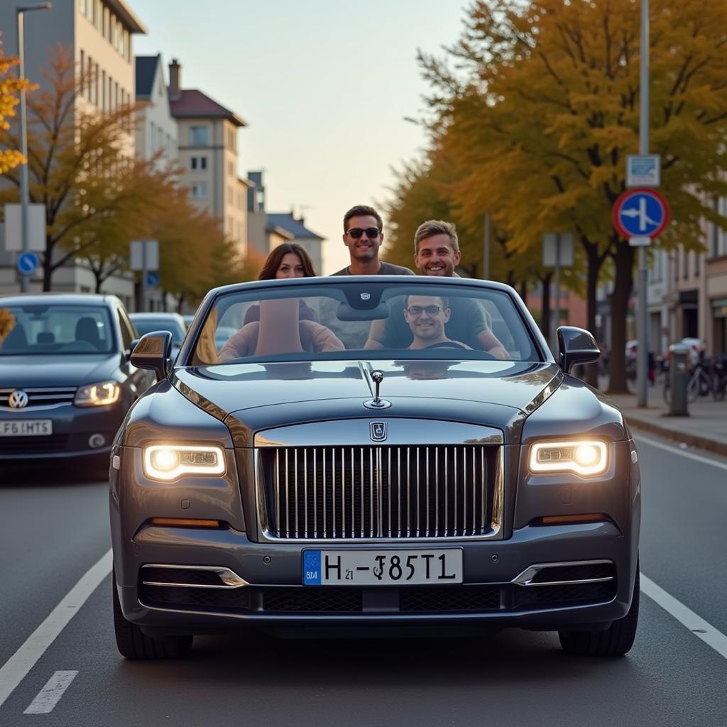 Gruppenreise im 9-Sitzer durch Leverkusen