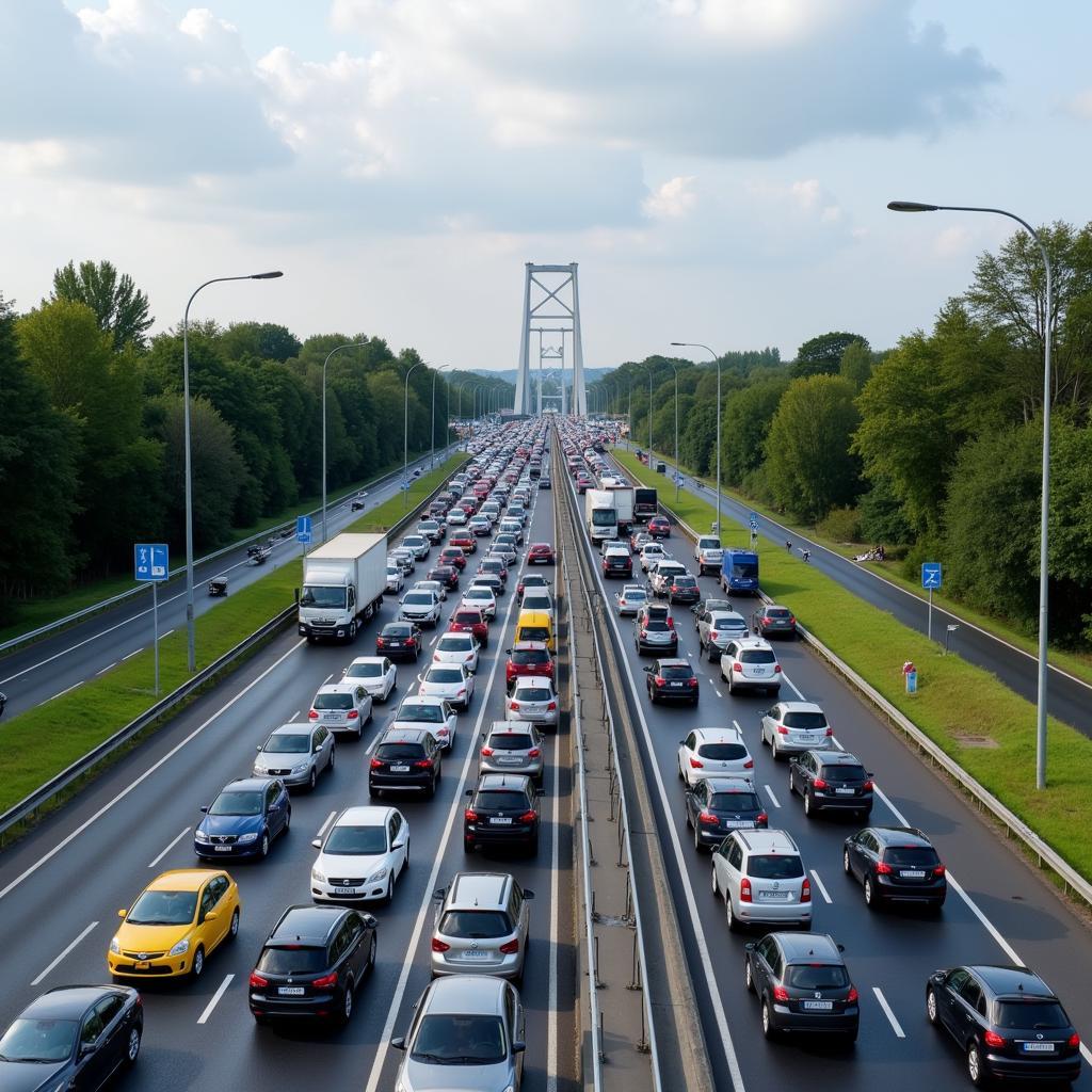 A1 Autobahn gesperrt Leverkusen