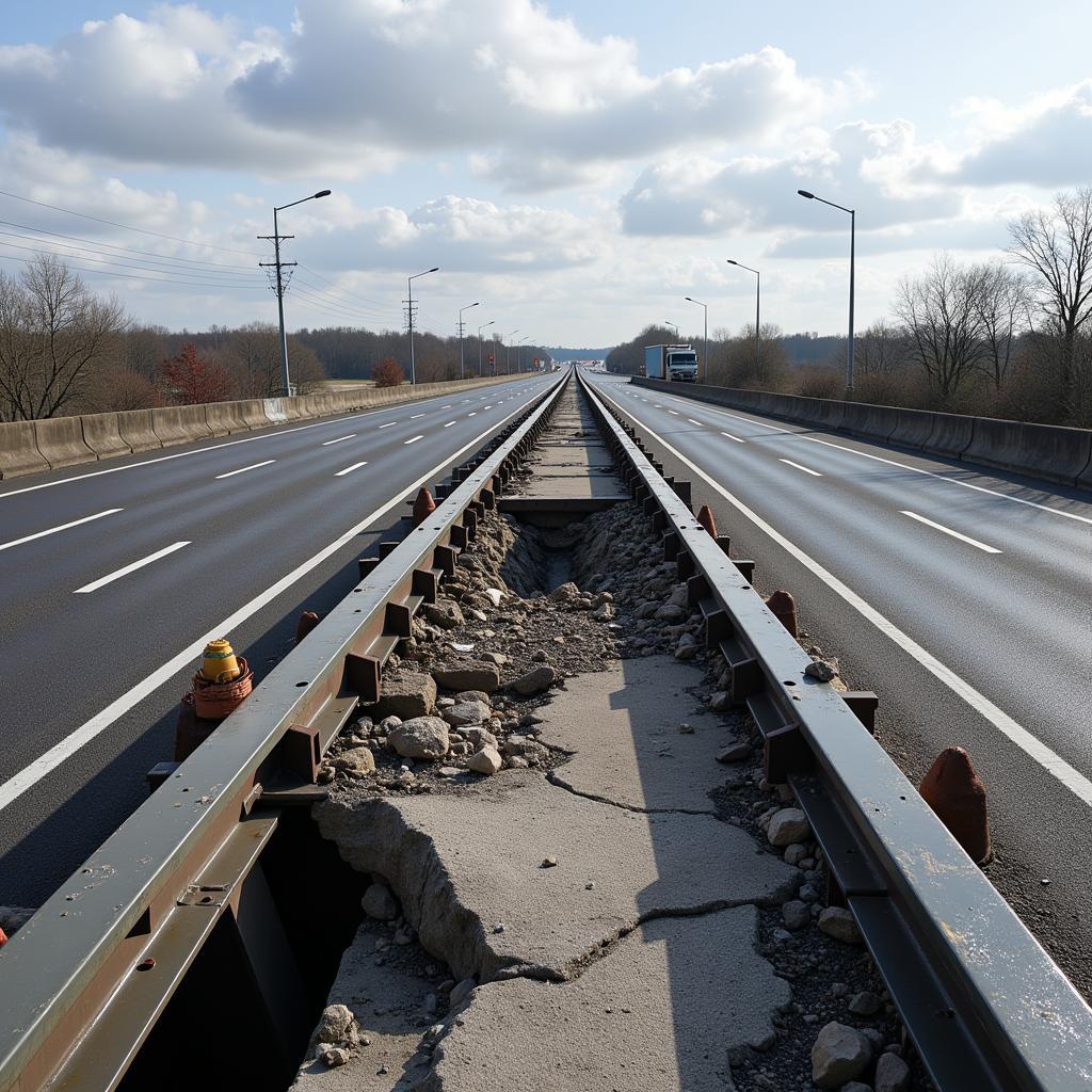 Schäden an der A1 Brücke Leverkusen machen Sperrung notwendig