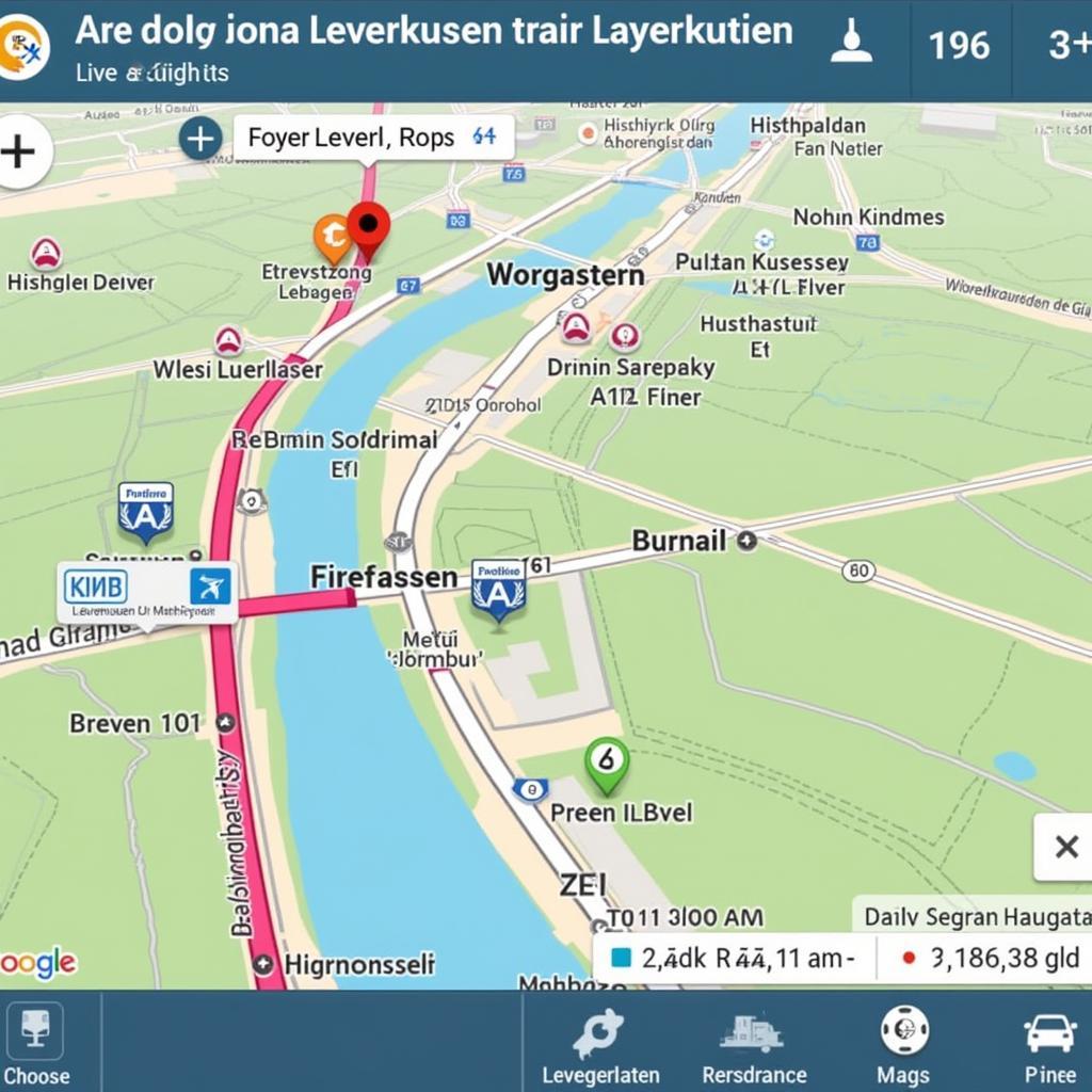 Aktuelle Verkehrslage auf der A1 Leverkusen