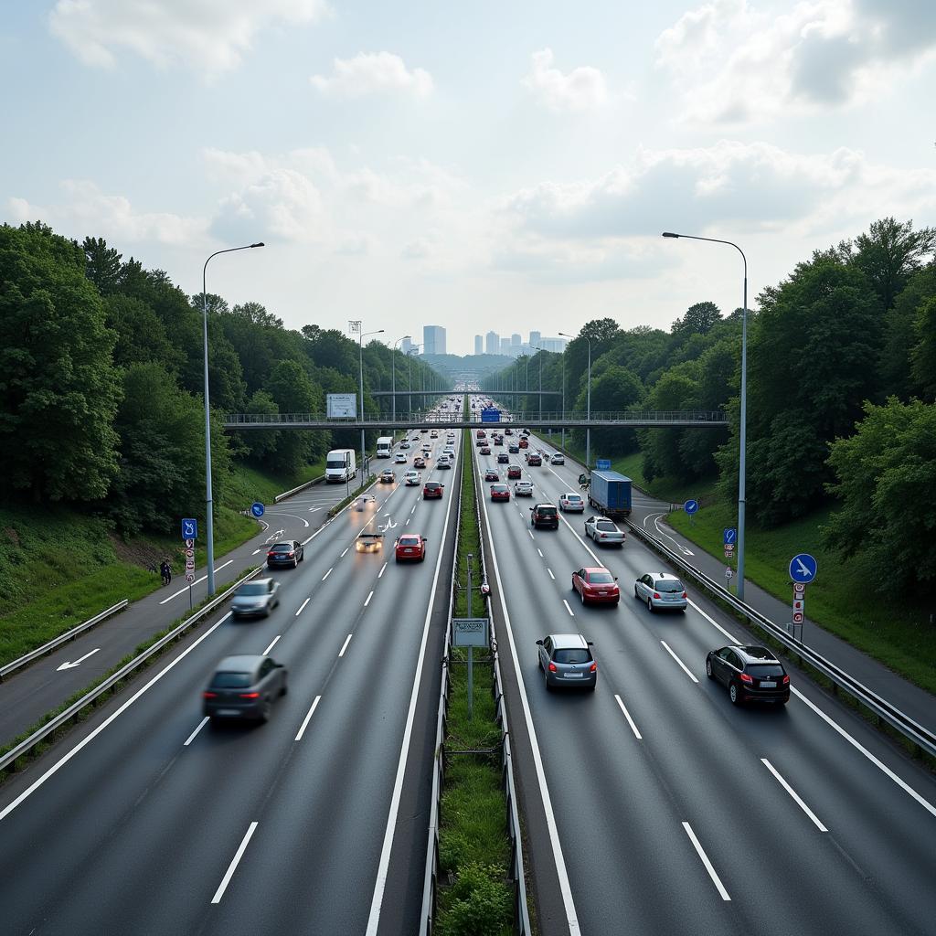 A1 Leverkusener Brücke Verkehrslage