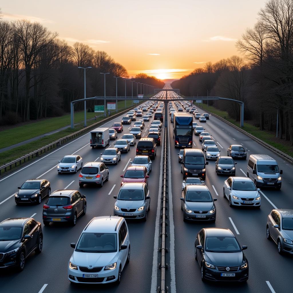 A59 Leverkusen Gesperrt: Stau auf der Autobahn