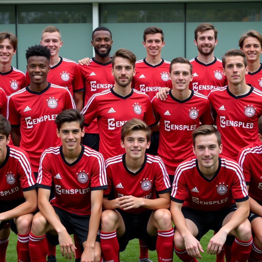 Abschlussklassen 2015 Bayer 04 Leverkusen Teamfoto