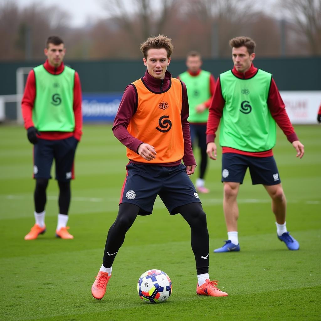 Abschlussklassen 2015 Bayer 04 Leverkusen Training