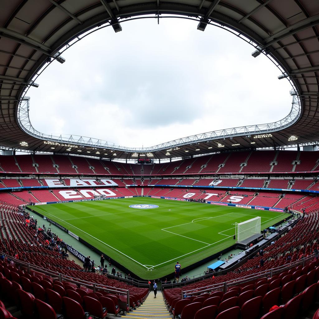 adia c Werbebanner im Stadion