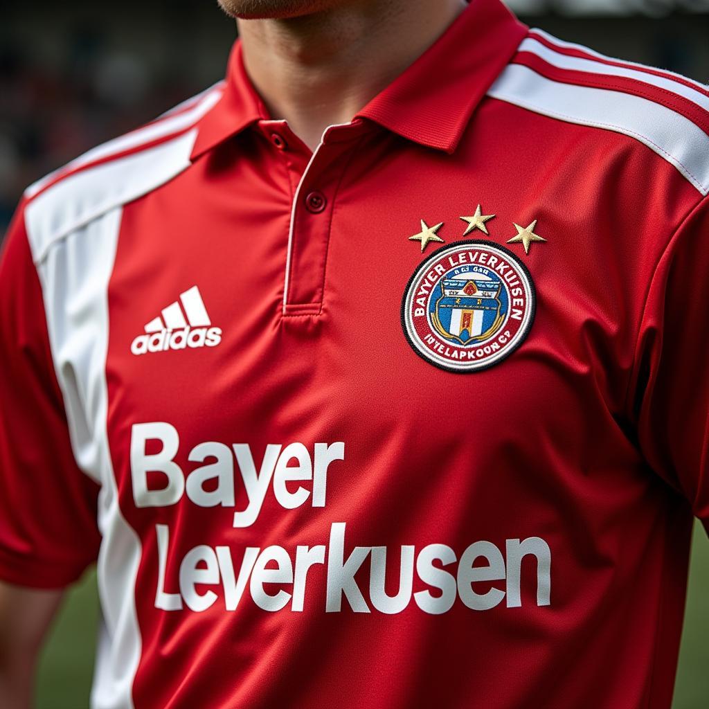 Historisches Adidas Trikot von Bayer Leverkusen