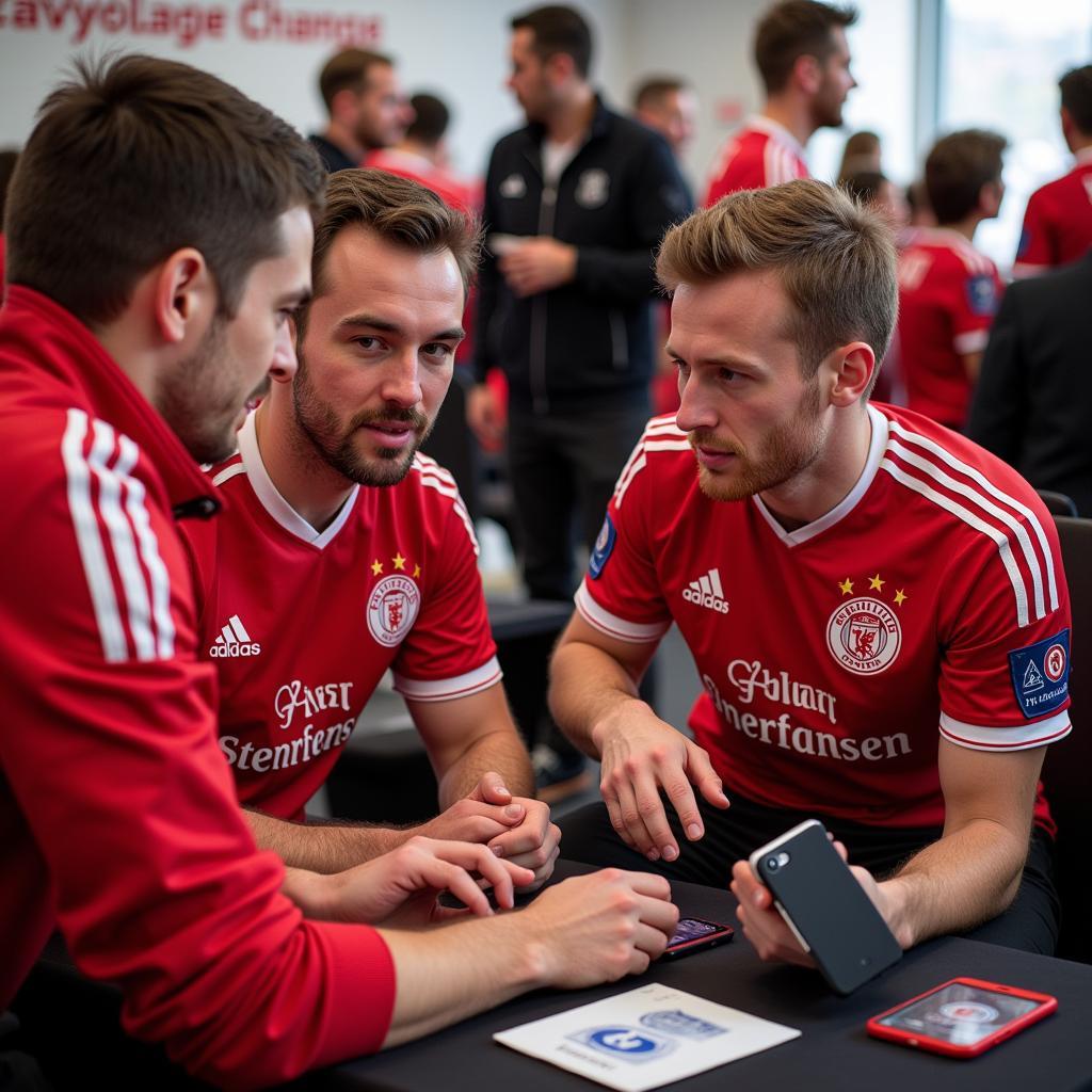 Admiral Play und die Fans von Bayer 04 Leverkusen