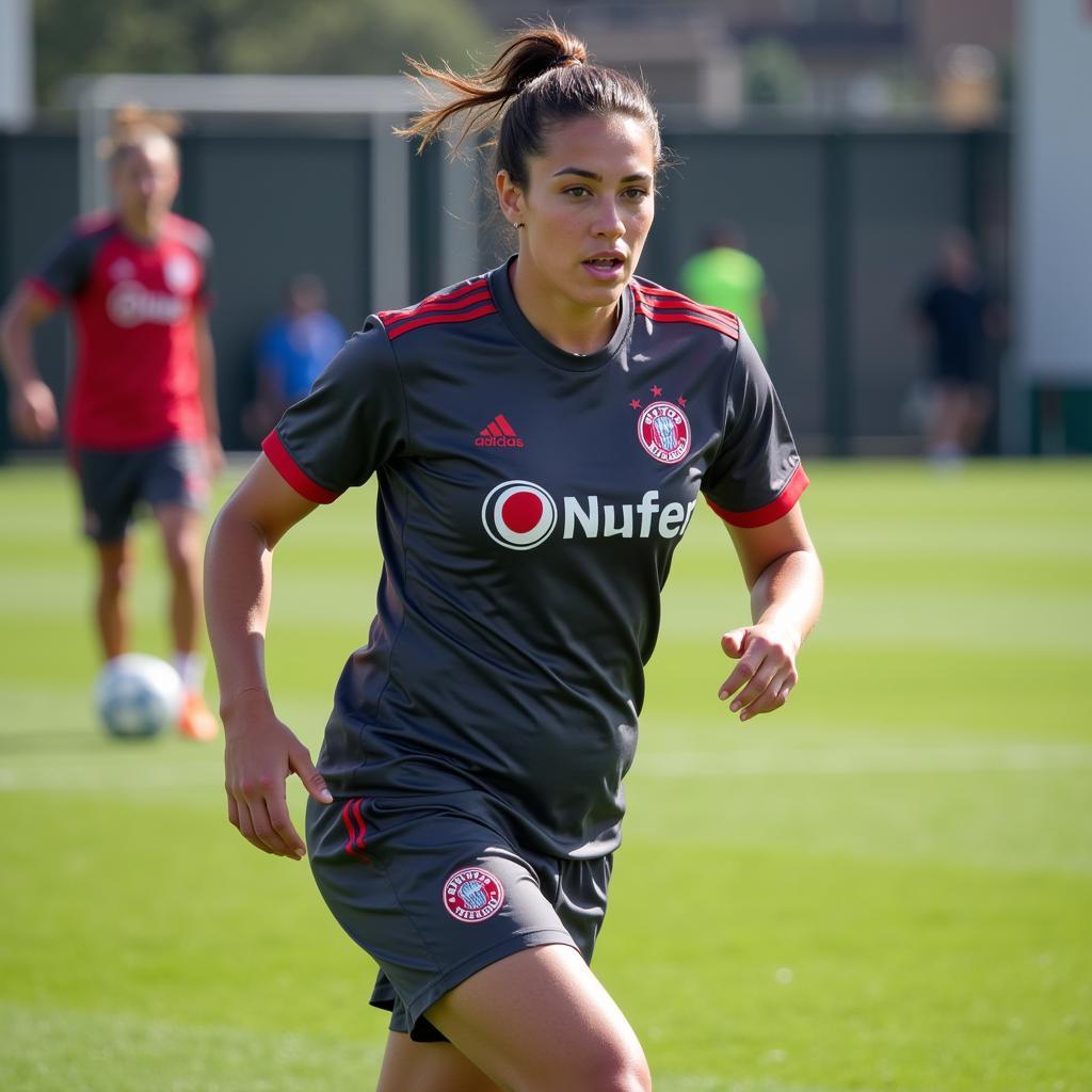 Adriana Ferberero im Training