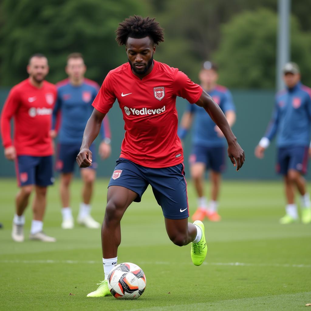 A. Leverkusen im Training