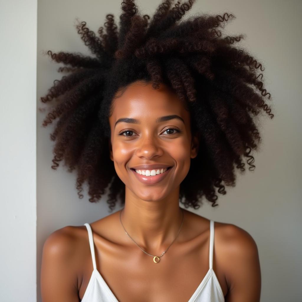 Afro Haar Pflege Routine