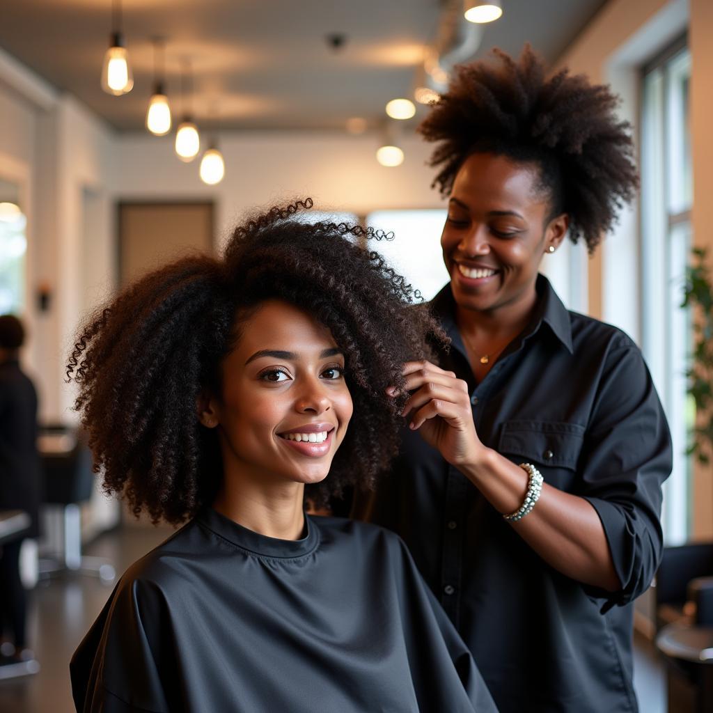 Professionelles Afro-Haarstyling in Leverkusen