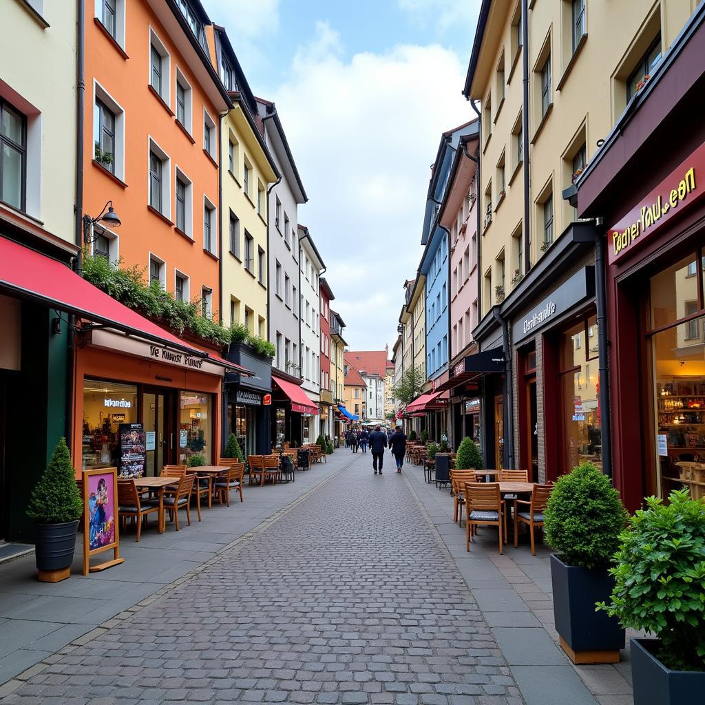 Vielfältige Einkaufsmöglichkeiten