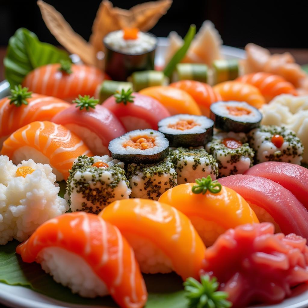 Aiko Sushi und Grill Leverkusen Sushi Platte