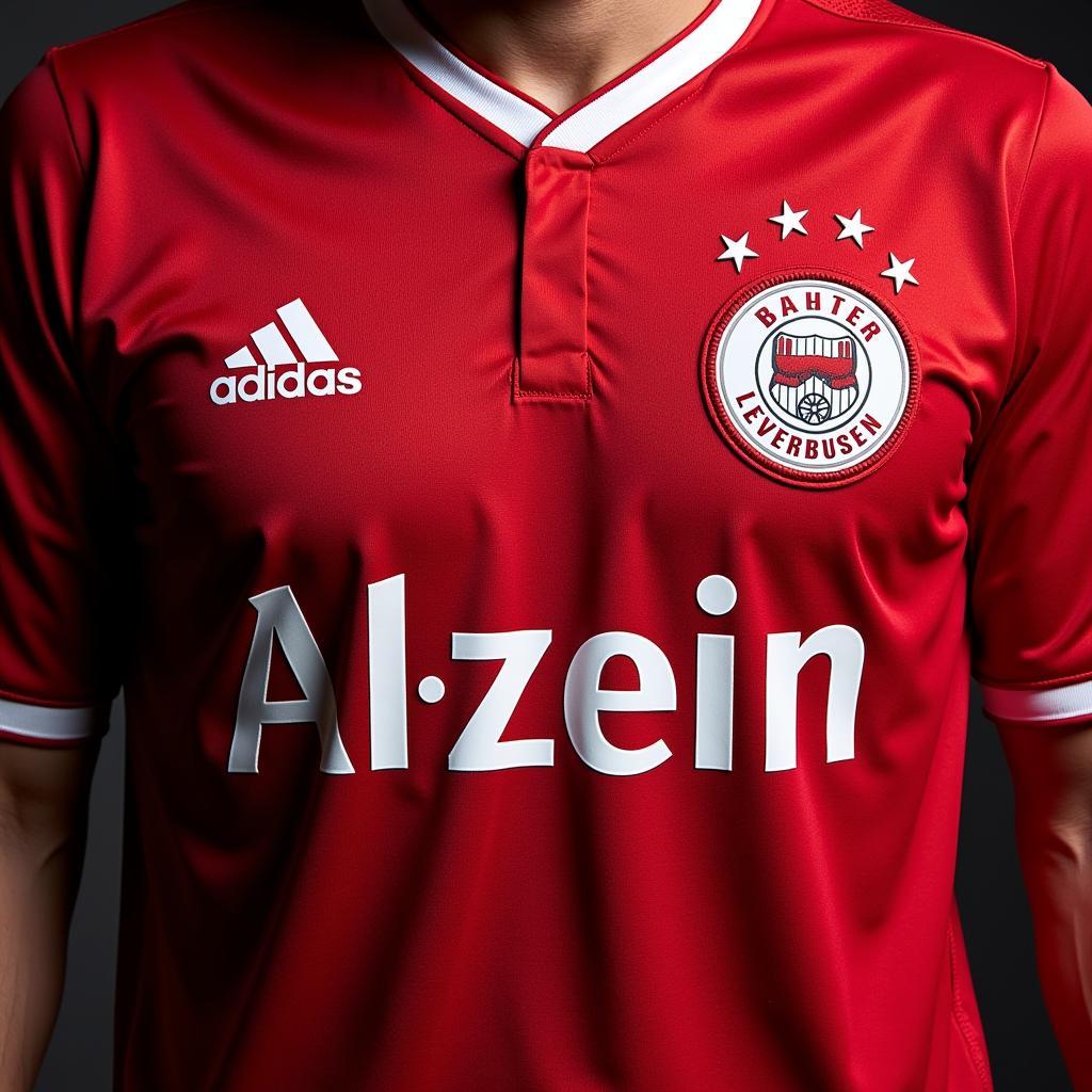 Al-Zein Logo auf Bayer Leverkusen Trikot