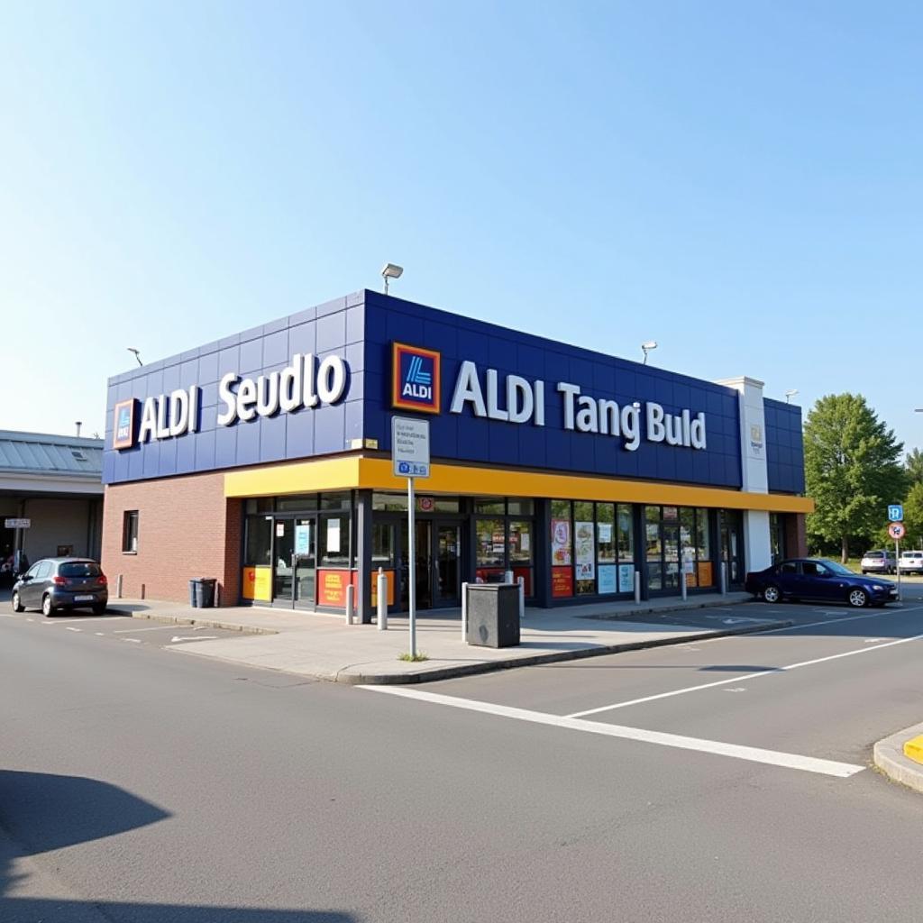 Aldi Süd Filiale an der Wuppertalstraße in Leverkusen