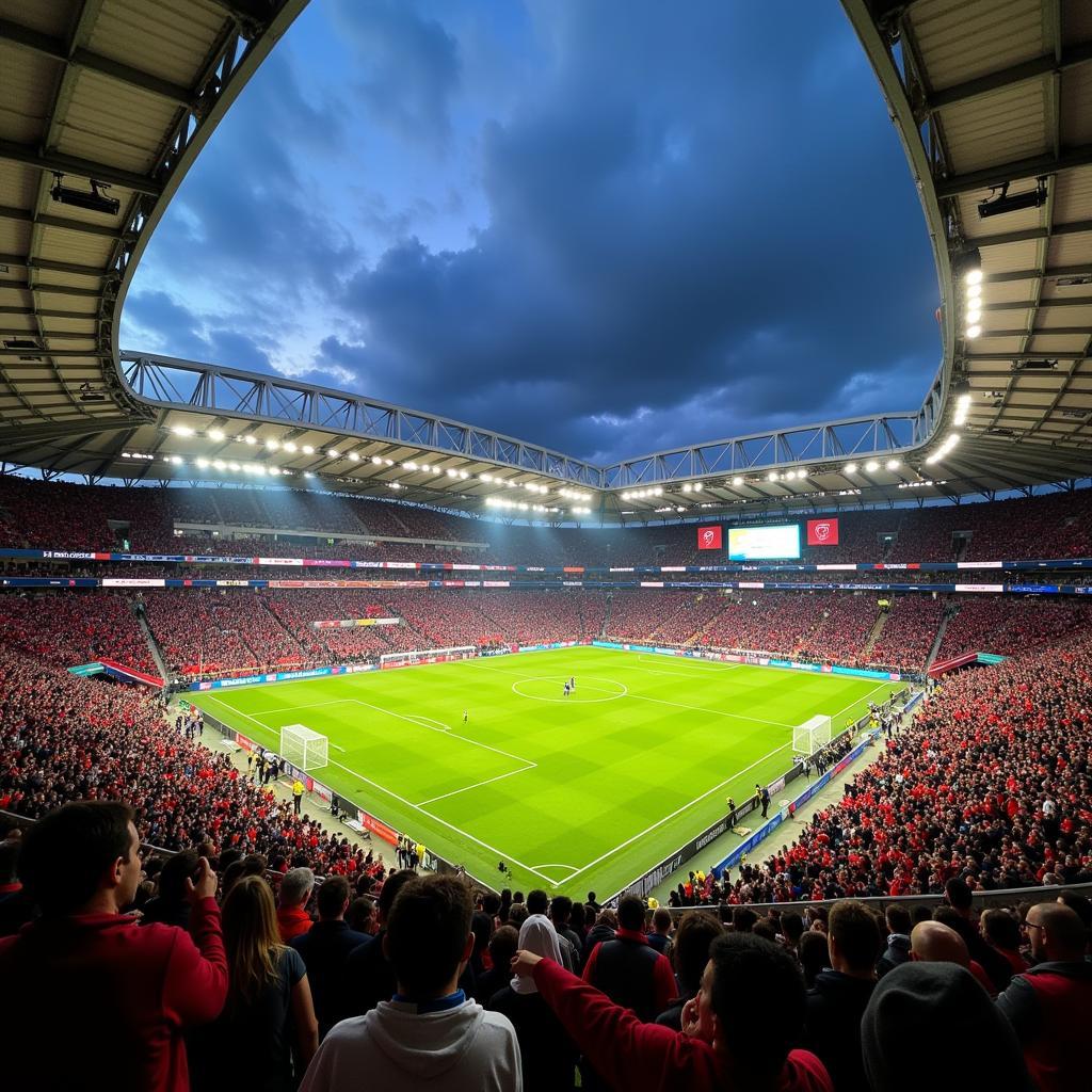 Alemannia Aachen Leverkusen Stadion Atmosphäre