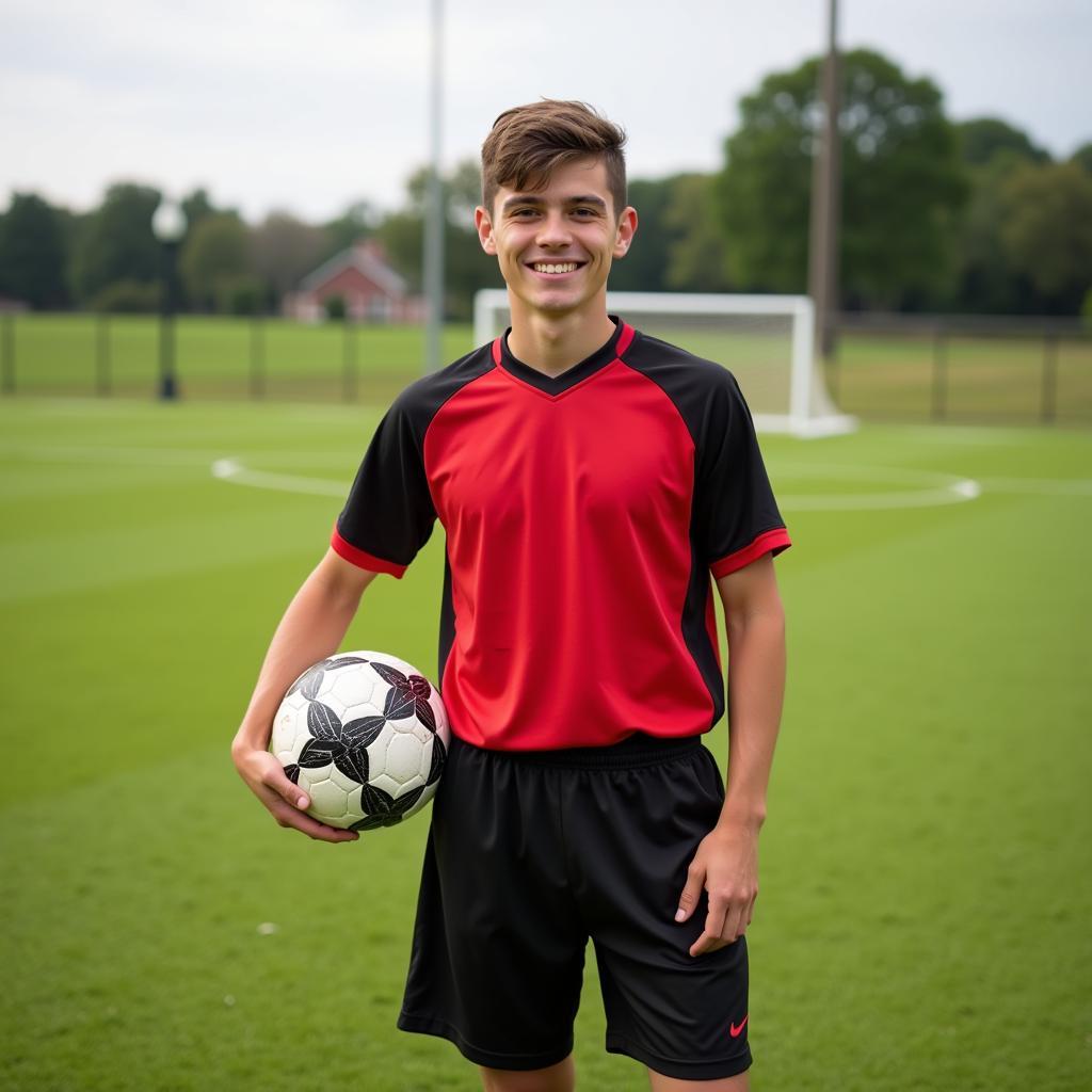 Alex Tsenekidis im Leverkusen-Trikot