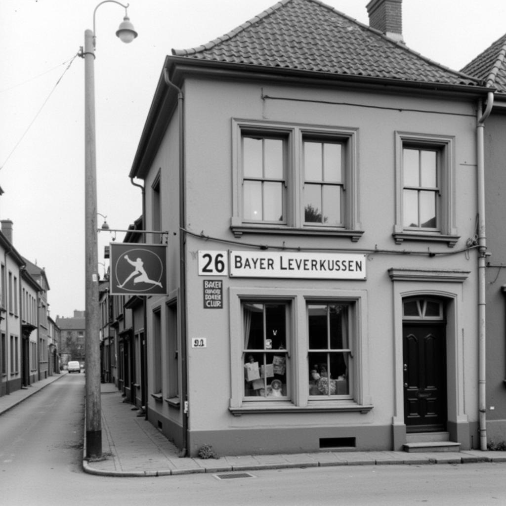 Historisches Foto der Alten Landstraße 26 in Leverkusen