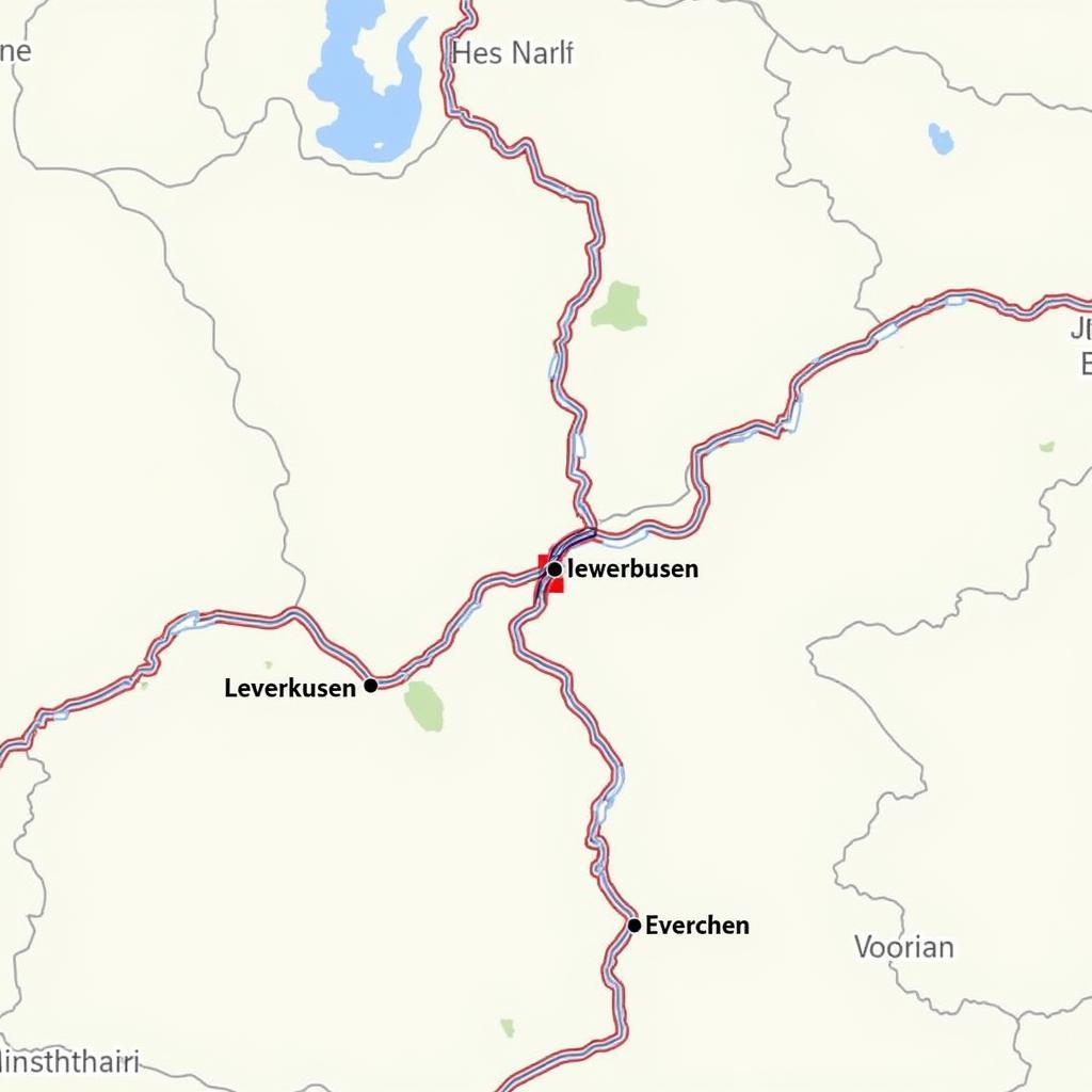 Alternative Route um Leverkusen