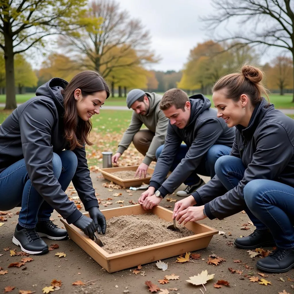 Ametek Mitarbeiter engagieren sich für ein soziales Projekt in Leverkusen