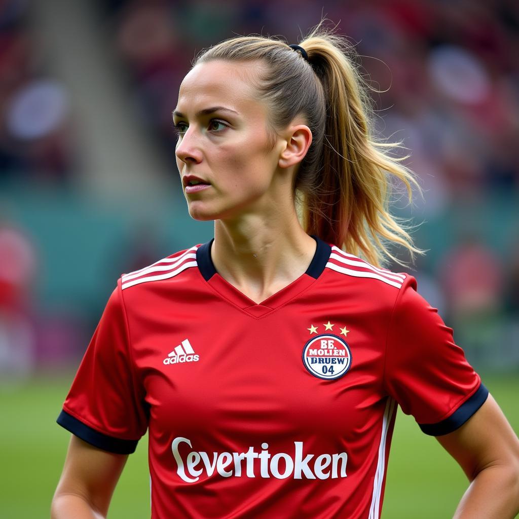 Andrea Rothkegel im Trikot von Bayer 04 Leverkusen