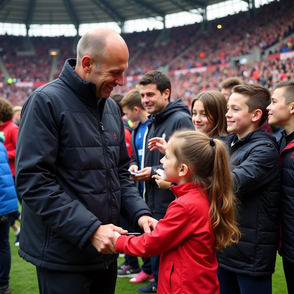 Andreas Matzerath mit Fans