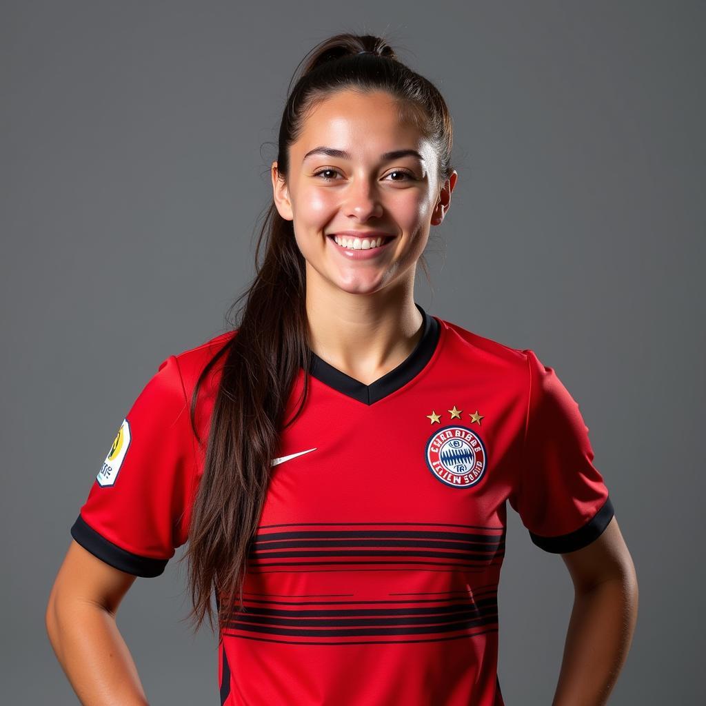 Angelica Trotta im Trikot von Bayer 04 Leverkusen