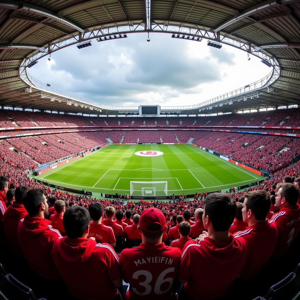 Fans von Bayer Leverkusen erleben die emotionale Achterbahn des Fußballs