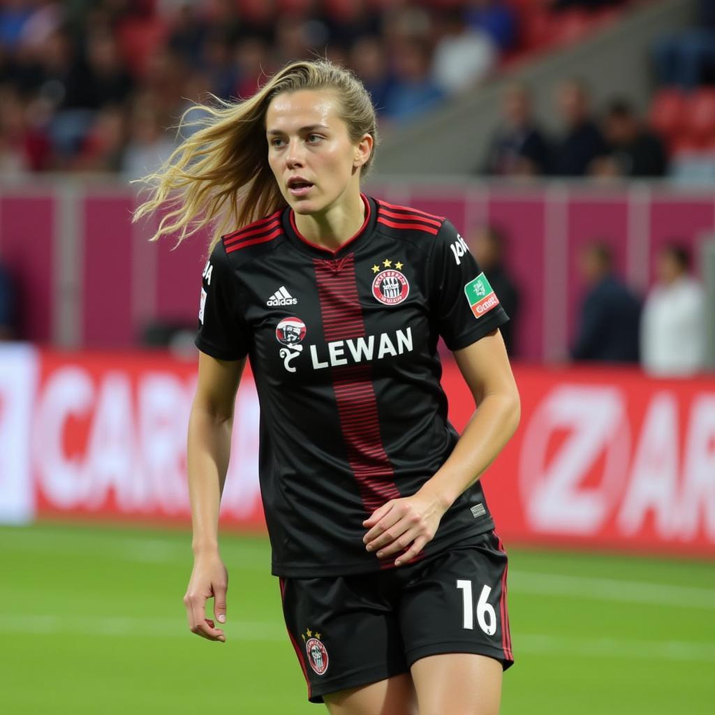 Anja Wagner als Spielerin bei Bayer 04 Leverkusen