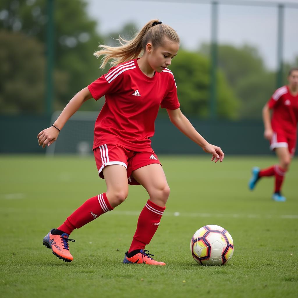 Anna Slippens im Training