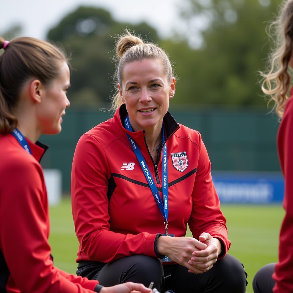 Anneliese Preuß engagiert sich für den Frauenfußball