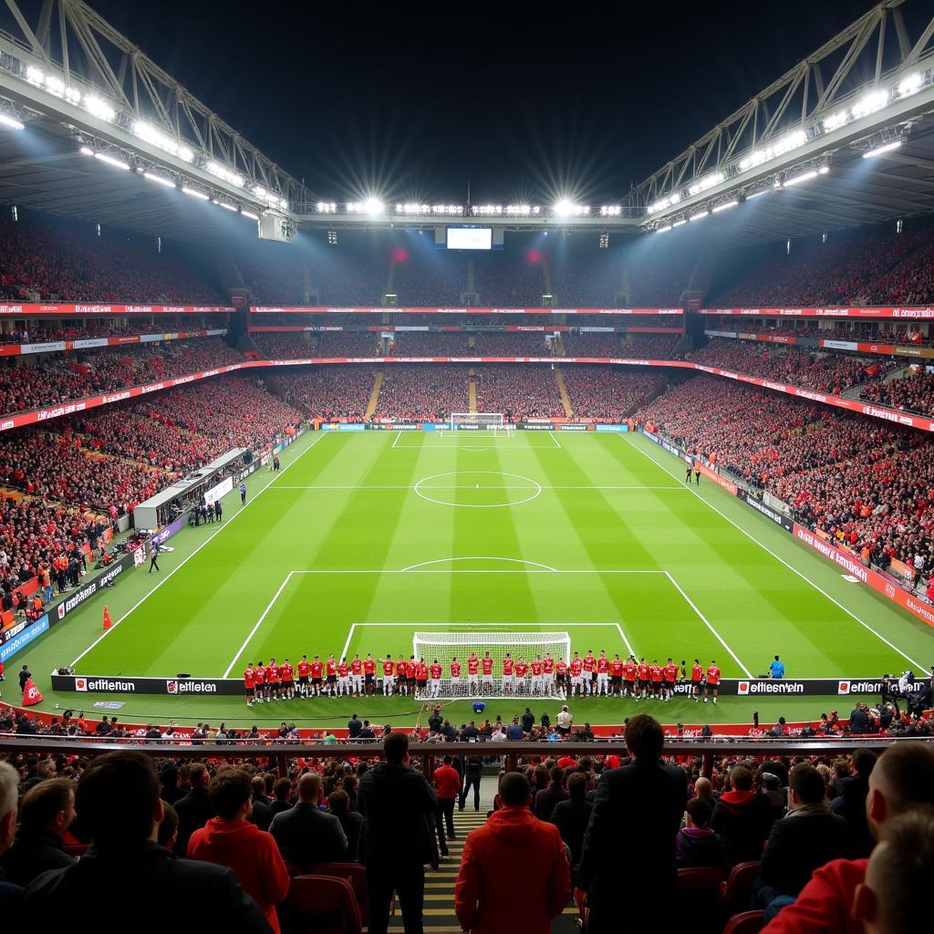 Anstoß in der BayArena