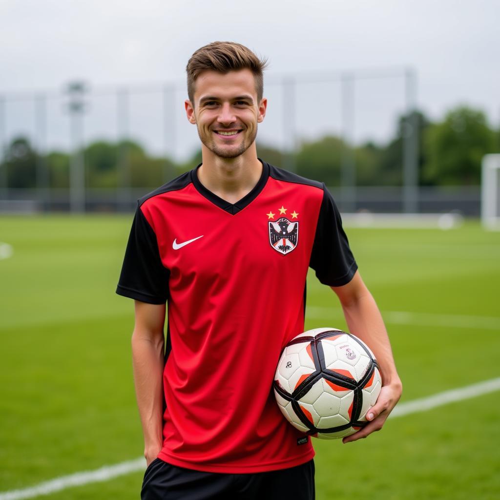 Antonio Arnone im Leverkusen-Trikot