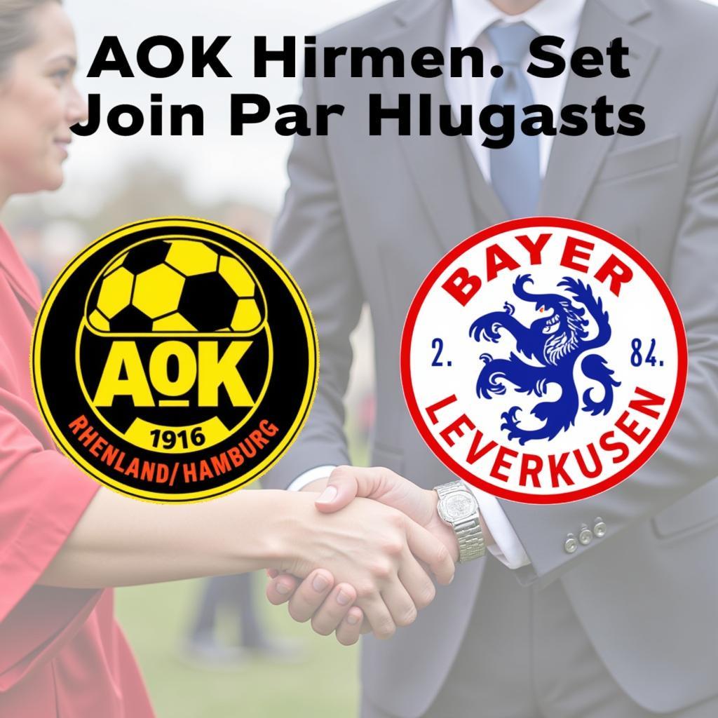 AOK Rheinland/Hamburg Partnerschaft mit Bayer 04 Leverkusen