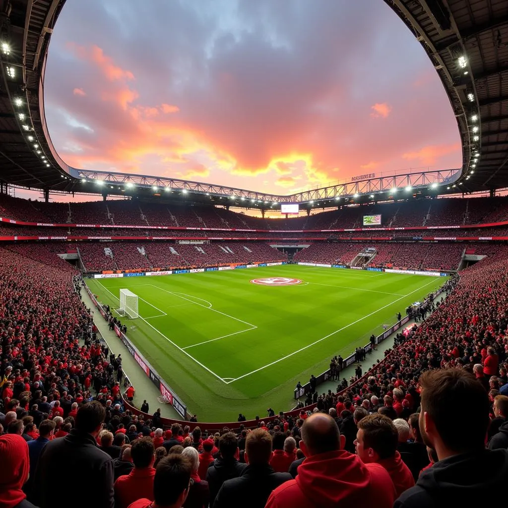 Das Ulrich-Haberland-Stadion, liebevoll "Apfelhof" genannt