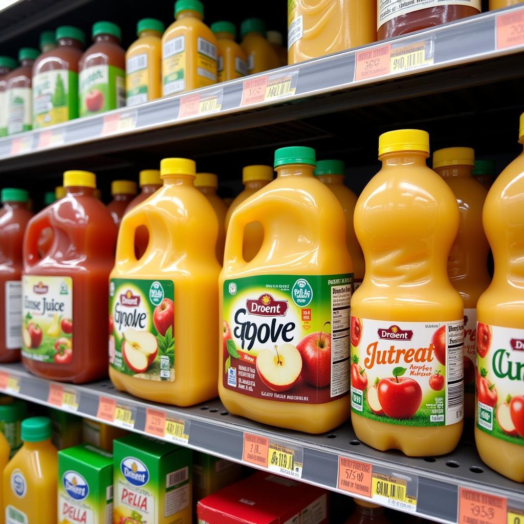 Apfelsaft Preise im Supermarkt in Leverkusen