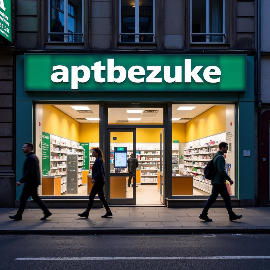 Außenansicht der Apotheke Kölner Straße Leverkusen