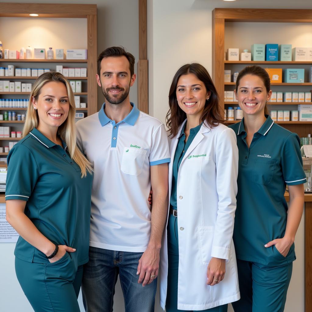 Freundliches Team der Apotheke Resl Leverkusen