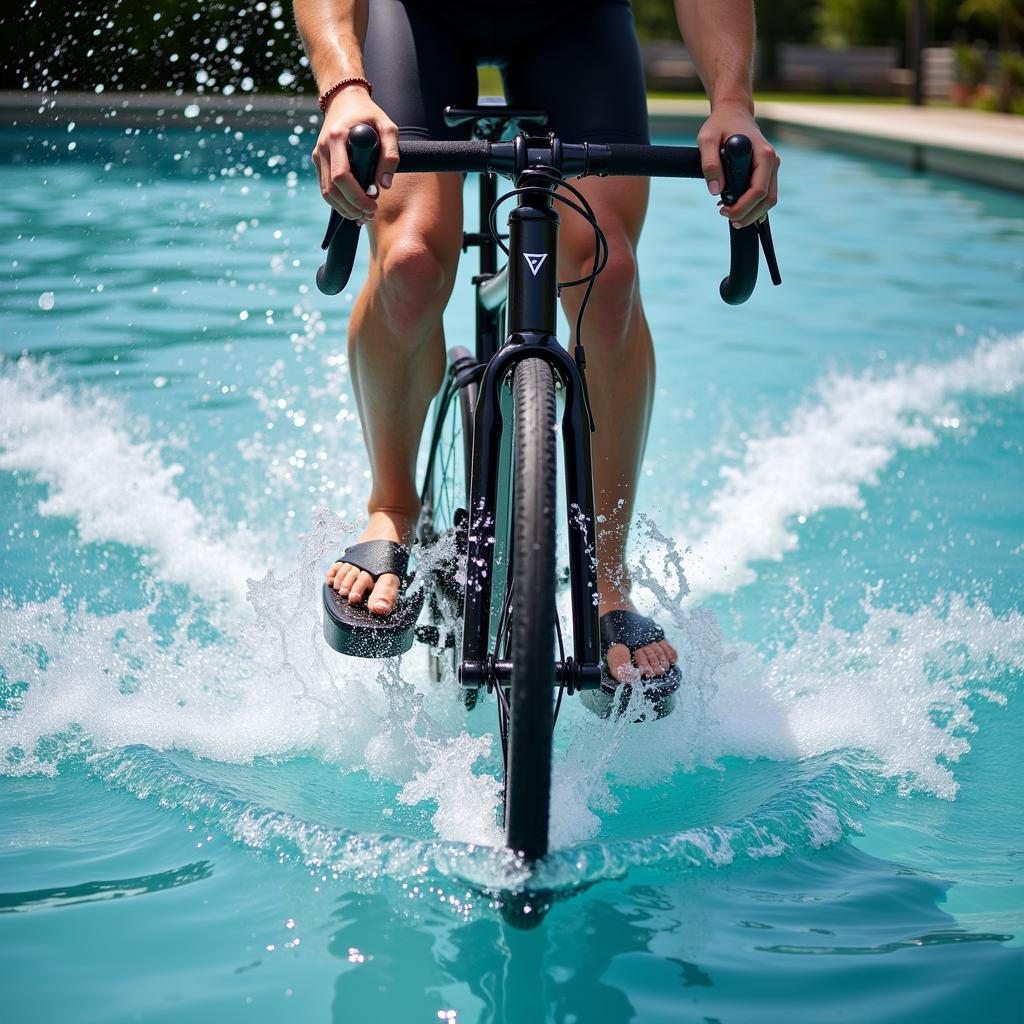 Aquacycling-Training in Leverkusen