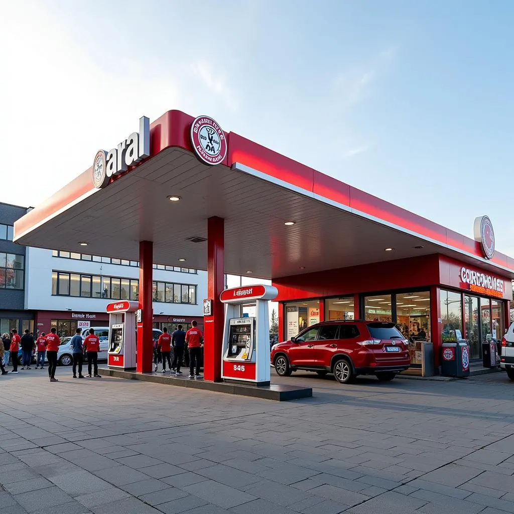 Aral Tankstelle an der Bonner Straße Leverkusen