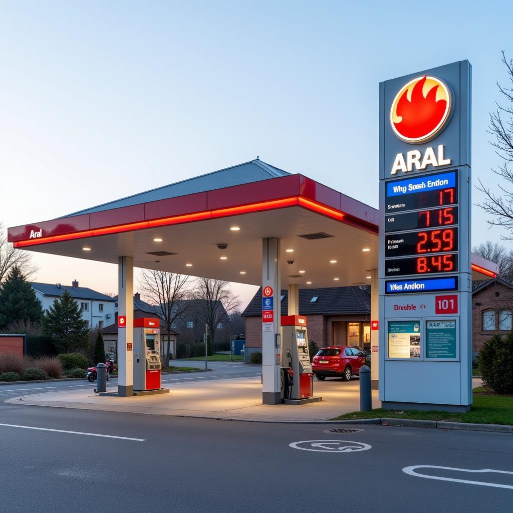 Aral Tankstelle am Willy-Brandt-Ring in Leverkusen