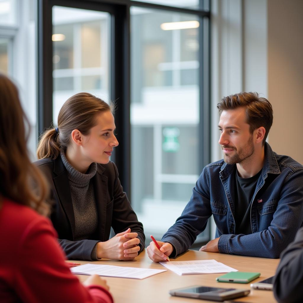 Beratung für Fußball-Jobs beim Arbeitsamt Leverkusen