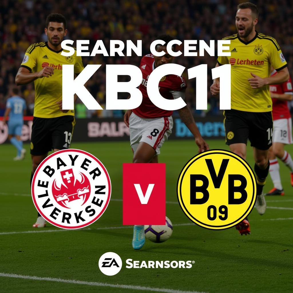 Bayer Leverkusen gegen Dortmund - Spielszene vom 1. Oktober