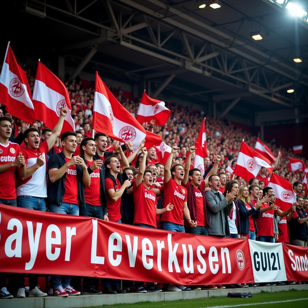 Die Arifi-Flock Leverkusen in der BayArena