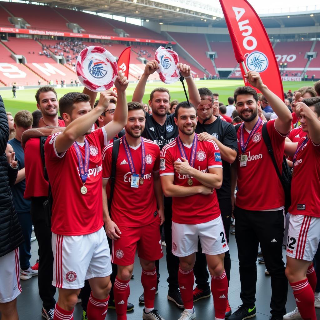 Fan-Event zur Eröffnung des Arizona Leverkusen Komplexes