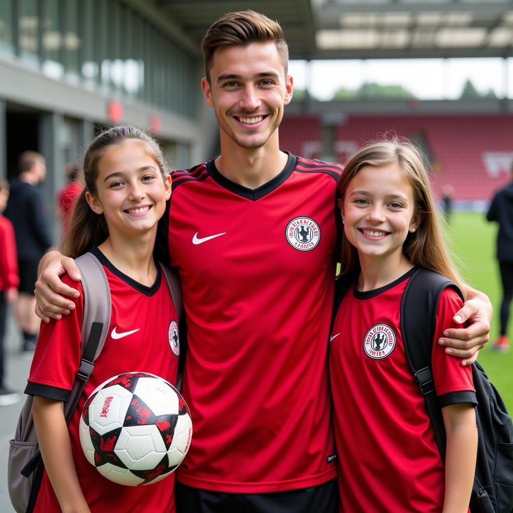 Artur Hofmann mit Fans