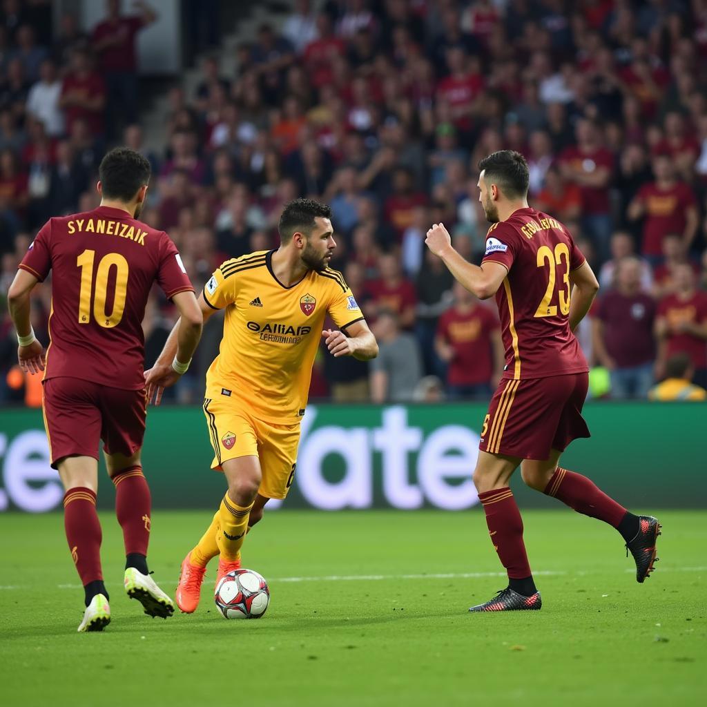 AS Roma und Bayer Leverkusen begegnen sich in der UEFA Europa League