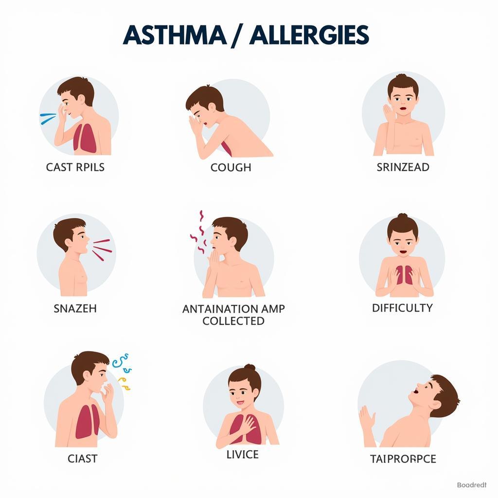 Häufige Symptome von Asthma und Allergien