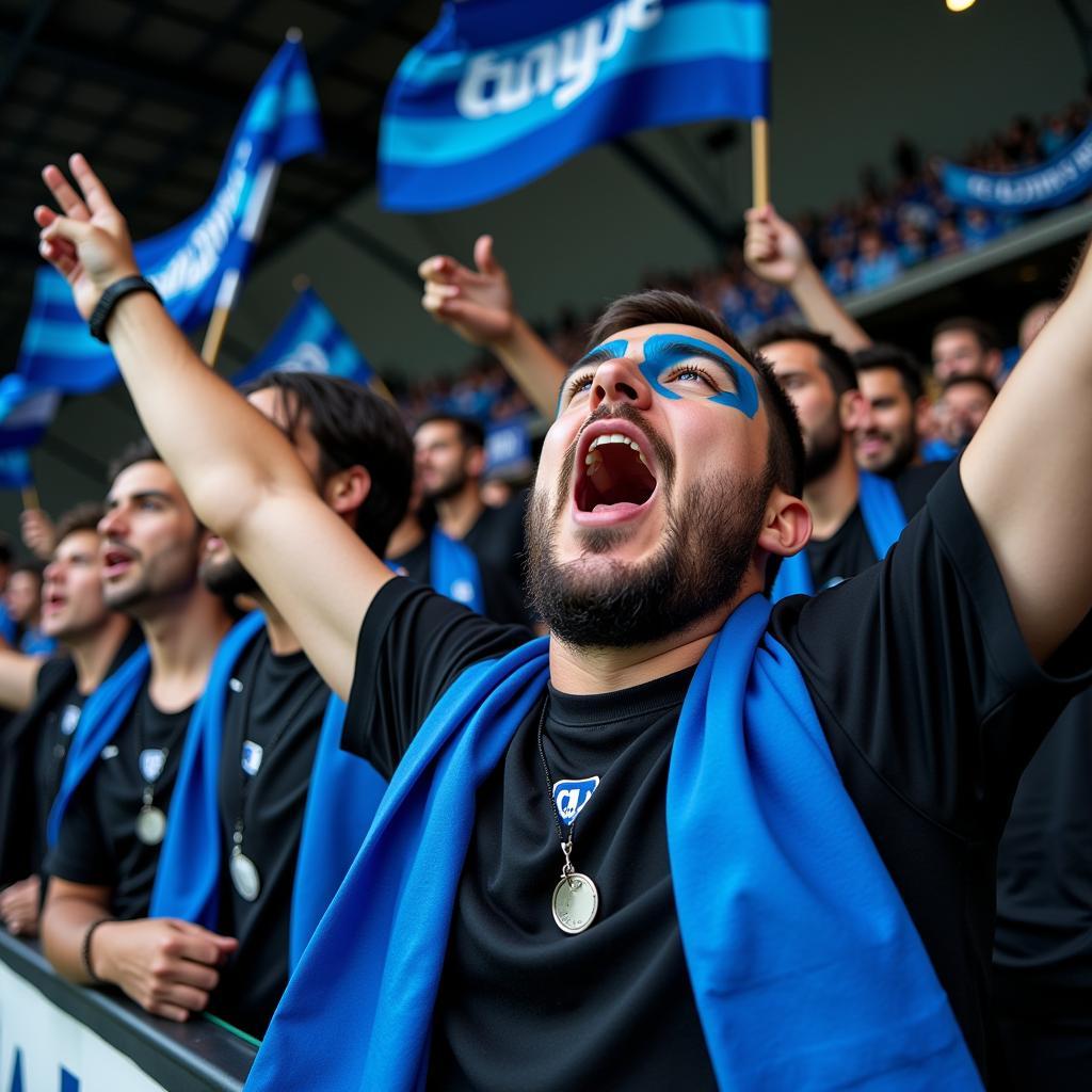 Atalanta Fans im Gewiss Stadium