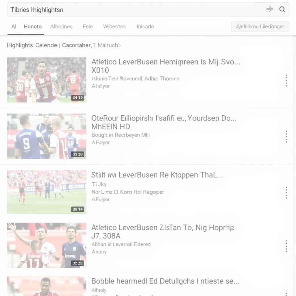 Highlights Atletico Leverkusen YouTube